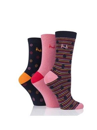 Pringle Women's Stripe Spot Socks