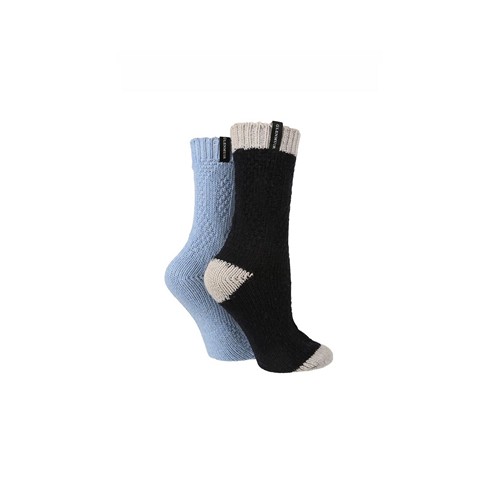 Women's Glenmuir Boot Socks Navy And Light Blue