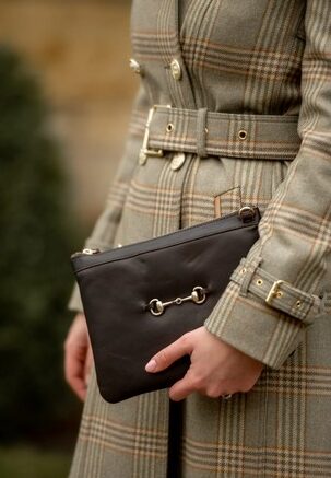 Hicks & Hides Women's Charlton-Leather-Clutch-Bag-Brown
