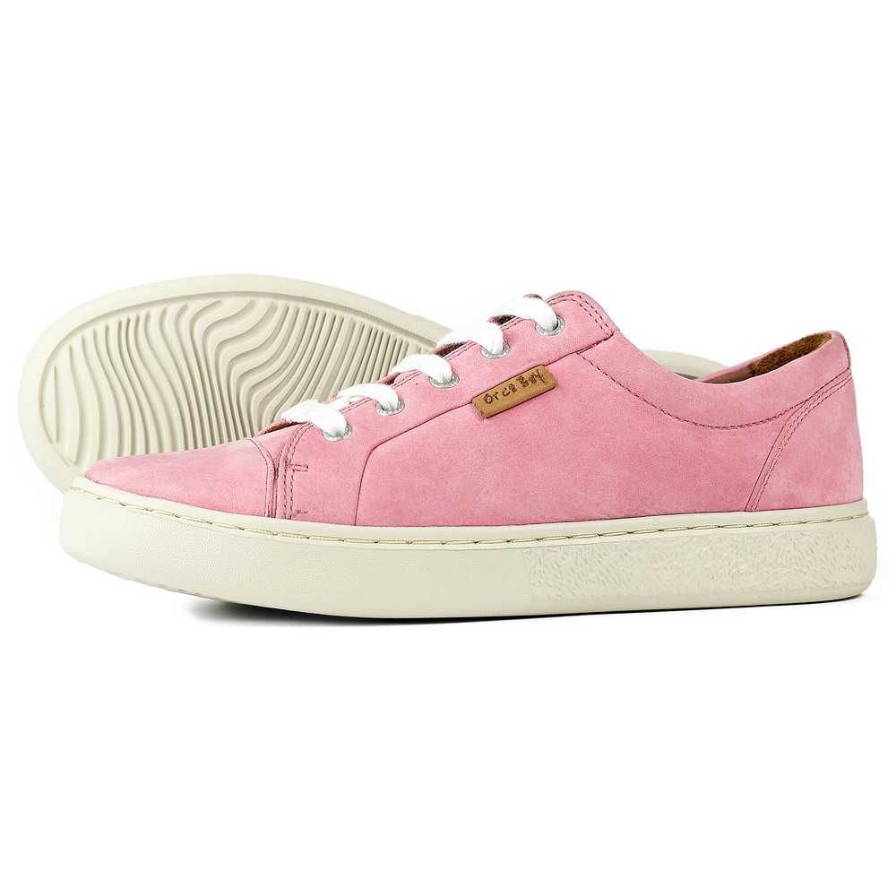 Orca Bay Mayfair Women's Leather Trainers Pink