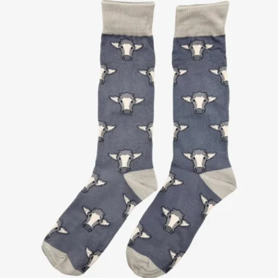 CountryMoos Women's Cow Long Socks