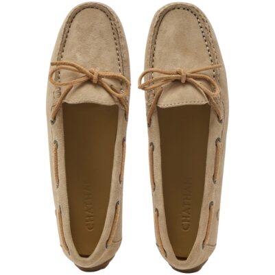 Chatham Lustleigh Women's Driving Shoes Taupe