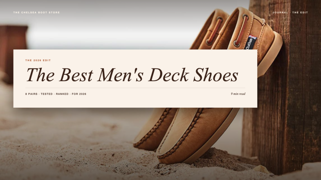 deck shoes men blog